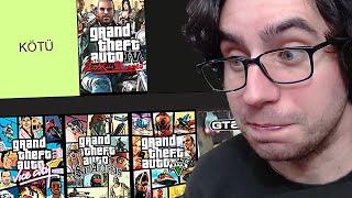 Tüm GTA Oyunlarını SIRALADIM | Tierlist