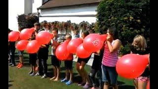 Bursting BALLOONS ! How to Ideas for Birthday Party Games!