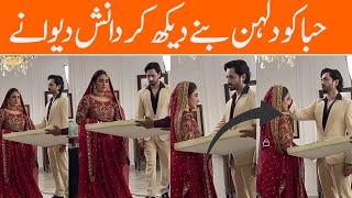 Hiba Bukhari and Danish Taimoor Wedding off screen Exclusive Video - Showbiz Club