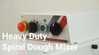 Heavy Duty Spiral Dough Mixer with 110lb. Capacity