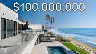 Inside a $100,000,000 Oceanfront Mansion in Malibu, California