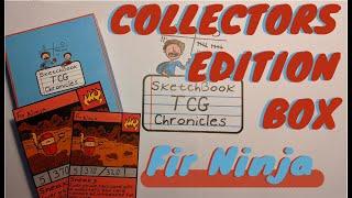 NEW Fir Ninja COLLECTORS EDITION BOX !! - SketchBook Chronicles TCG