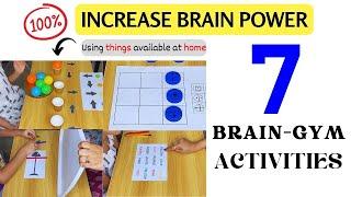 7 Brain gym Activities For Kids | Brain Gym (Age 3+)