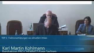 "Lumpen und Gesindel": Chemnitzer Oberbürgermeister verliert nach Klartext-Rede Kohlmann die Nerven!