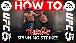 UFC 5 Tutorial: How To Throw Spinning Strikes EASY!