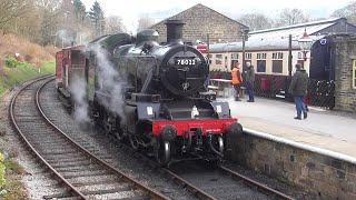 Keighley and Worth Valley Railway - Spring Steam Gala 2022 - Oxenhope Station