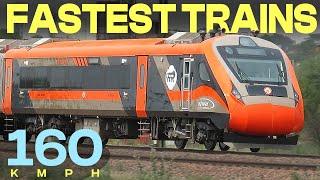 4 Fastest Trains of India | High Speed Rail Corridor