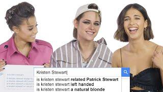 Kristen Stewart, Naomi Scott, and Ella Balinska Answer the Web's Most Searched Questions | WIRED