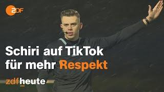 Auf TikTok für mehr Respekt - junger Schiedsrichter klärt auf