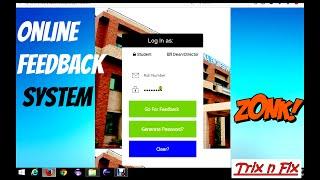 HOW TO MAKE PHP Project Online Feedback System (Part-01) CSS/BOOTSTRAP/JAVASCRIPT/PHP