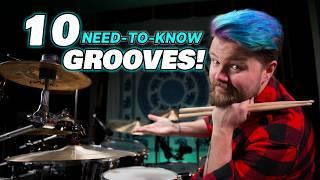 10 NEED-TO-KNOW Drum Grooves EVERY Drummer Should Learn! | That Swedish Drummer