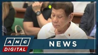 Pimentel on handling of Senate drug war probe: I admit I got desensitized on Duterte's cursing | ANC