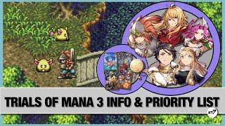 Trials of Mana 3 priority list - WOTV x ToM3