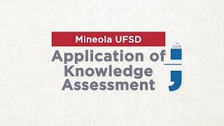 Application of Knowledge Assessment