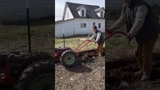 Prepping the Garden for Plowing This Morning