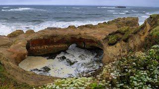 Devils Punchbowl and the fury of the Pacific Ocean