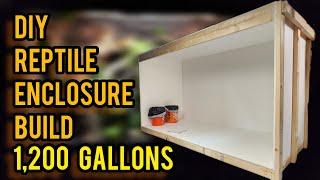 DIY HUGE Reptile Enclosure. How To Build a Reptile Cage | Part 1| #reptile #pvcenclosure