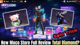 Free Fire New Moco Store Total Diamond | FF New Moco Store Full Review | Moco Store Spin Trick