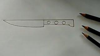 How to Draw a KNIFE