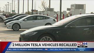 Tesla recalls 2 million vehicles