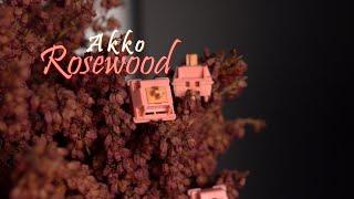 Akko Rosewood Switches | Deep & Muted Choice In the New 2024 Akko Switch Line