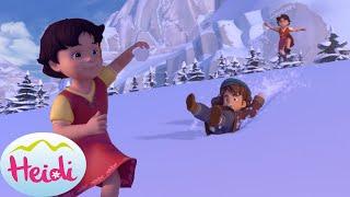 Der Schnee ist da! - Heidis Abenteuer Staffel 2  - Cartoons für Kinder 