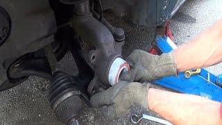 Wheel bearing replacement on site without dismantling the hub carrier