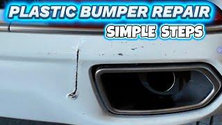 How to repair and paint your cars bumper.