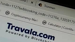 Book a #Hotel with #tron and other Crypto Currency  on #travala (courtesy of CryptoTone)