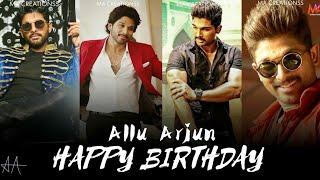 Allu Arjun Birthday WhatsApp Status Video 2024 || Icon Star Allu Arjun Birthday Mashup || HBD Bunny