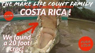 The Best of Costa Rica | Face to Face with a 20 FOOT CROCODILE | 2016 Epic Family Adventure