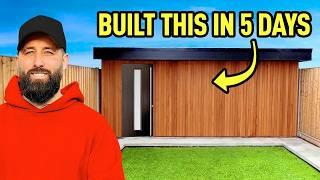 BUILDING A GARDEN ROOM IN 5 DAYS (DURING STORM DARRAGH)