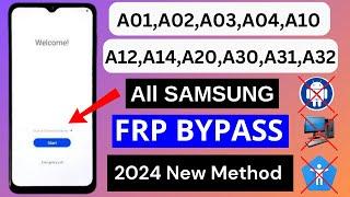 Samsung A01,A02,A03,A04,A10,A12,A14,A20,A30,A31,A32 Frp Bypass | Google Account Bypass Without PC