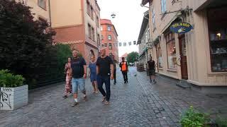 Walking HAGA Göteborg SWEDEN August 2021 !!! Gothenburg City Walking Tour 4K !!!