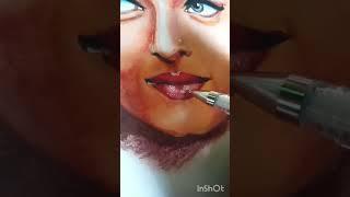 #ytshortvideos #drawingvideo #aishwarya #devdas #oilpastel #realistic #art #shorts