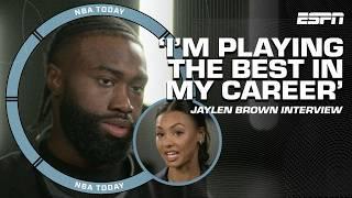 Jaylen Brown says he is playing the BEST basketball of his career in the NBA Finals | NBA Today