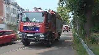 Erstmalig: LF + GRW + FLF 40/66 Bundeswehr-Feuerwehr Köln-Wahn mit Horn