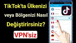 TikTok ülkenizi veya bölgenizi nasıl değiştirirsiniz |  TikTok'ta konumunuzu nasıl değiştirirsiniz?