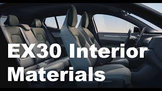 Volvo EX30 Interior Materials