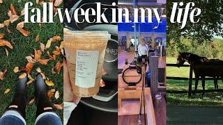 FALL WEEK IN MY LIFE: pilates, busy days at work, hauls & more