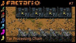 Tar Processing Chain | Part 7 | Factorio PyAE | Pyanodons Alternative Energy