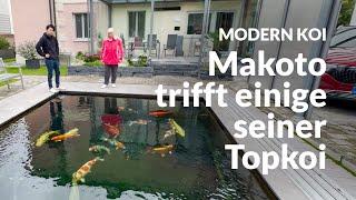 Mit Makoto an Christines Teich | Modern Koi Blog #6931