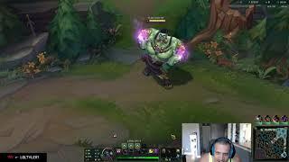 Tyler1 checks out the new Mundo