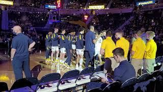 Michigan Basketball Team Introduction vs Tarleton - 11/24/2021