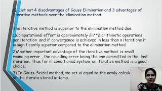 NUMERICAL ANALYSIS question paper solve with @gurpreet