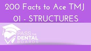 200 Facts to ACE the TMJ (Temporomandibular Joint)*2020 UPDATE* 01 Structures, Articular disc, INBDE