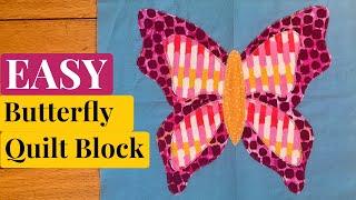 EASY Butterfly Quilt Block