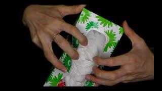Sound of hands touching aggressive tissue【ASMR】