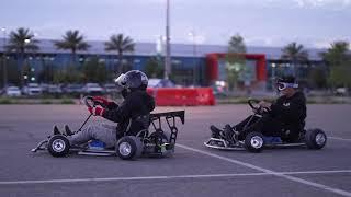 Triple Tandem Drift Session! Electric Karts & Trikes ft. Battle Aero & SideKartz