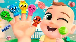 Catch the Lollipop | Finger Family Song | Lalafun Nursery Rhymes & Kids Songs